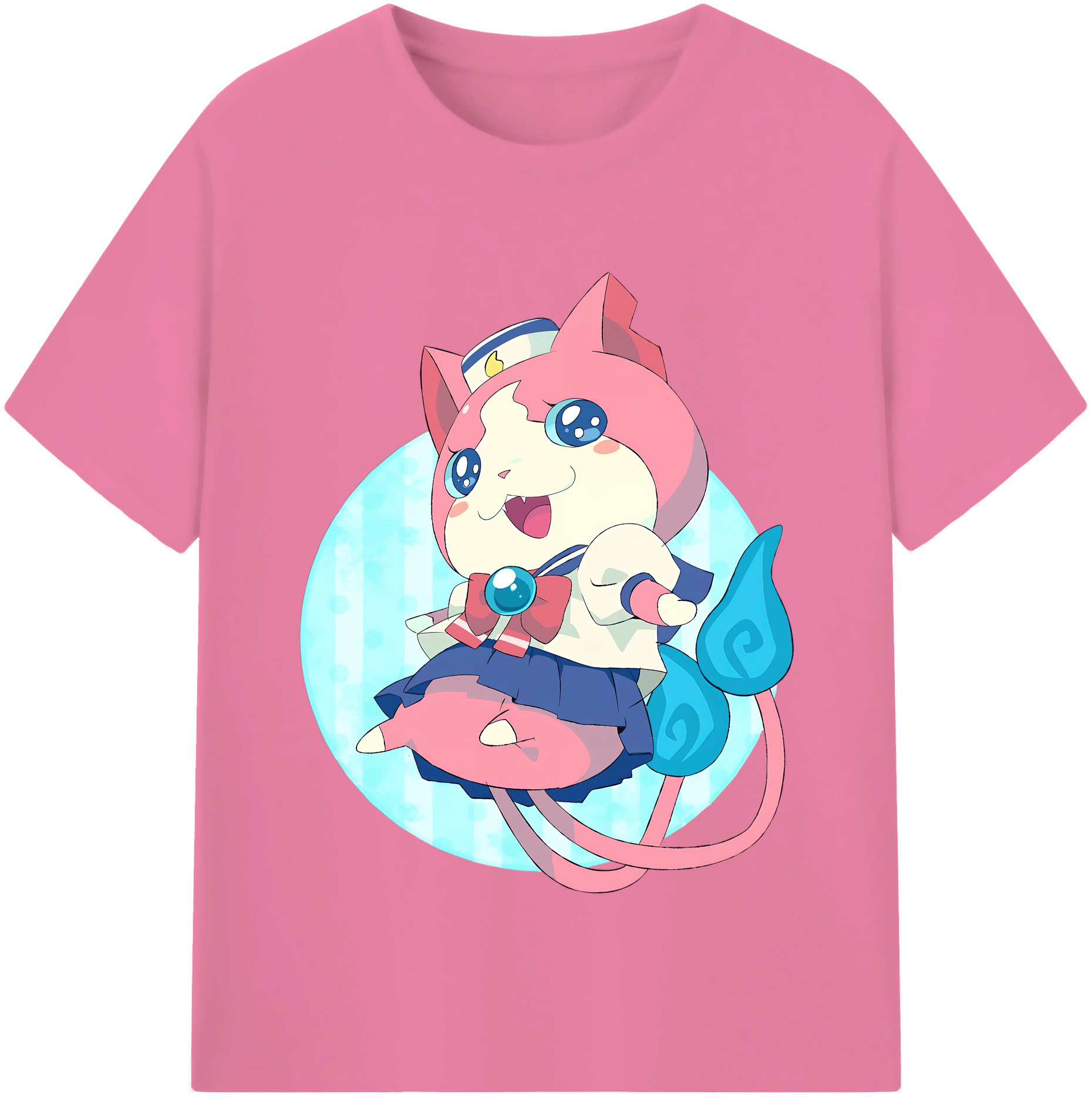 （画像用） 妖怪ウォッチ Yo-kai Watch 綿100％半袖Tシャツ（フロントプリント）